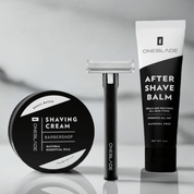 Element Safety Razor Starter Kit with After Shave Balm and Shaving Cream