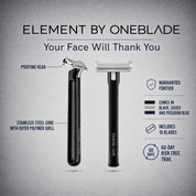 Element Single-Edge Safety Razor & 10 HiCarbon Blades