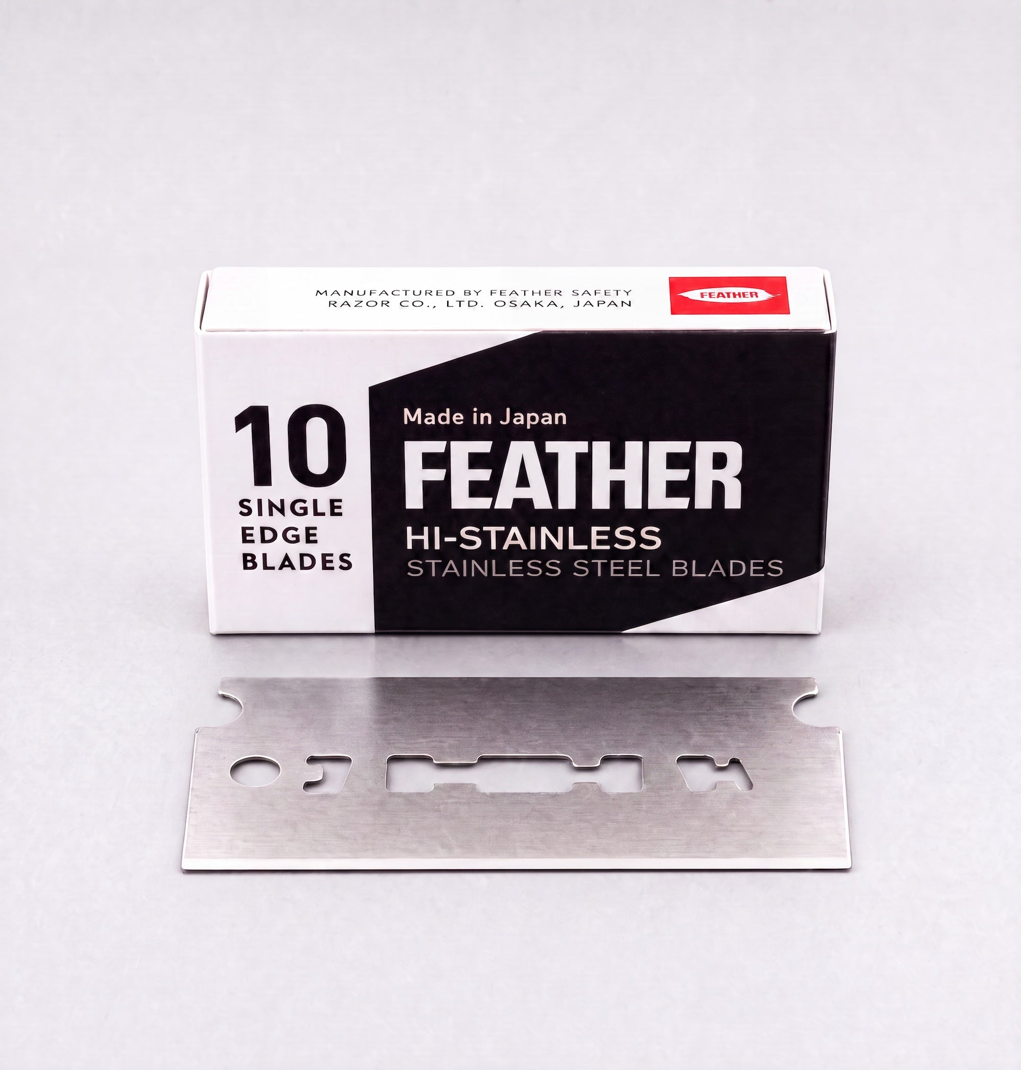 Feather FHS-10 - Aggressive Single Edge Safety Razor Blades