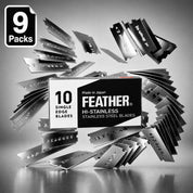 Feather FHS-10 - Aggressive Single Edge Safety Razor Blades