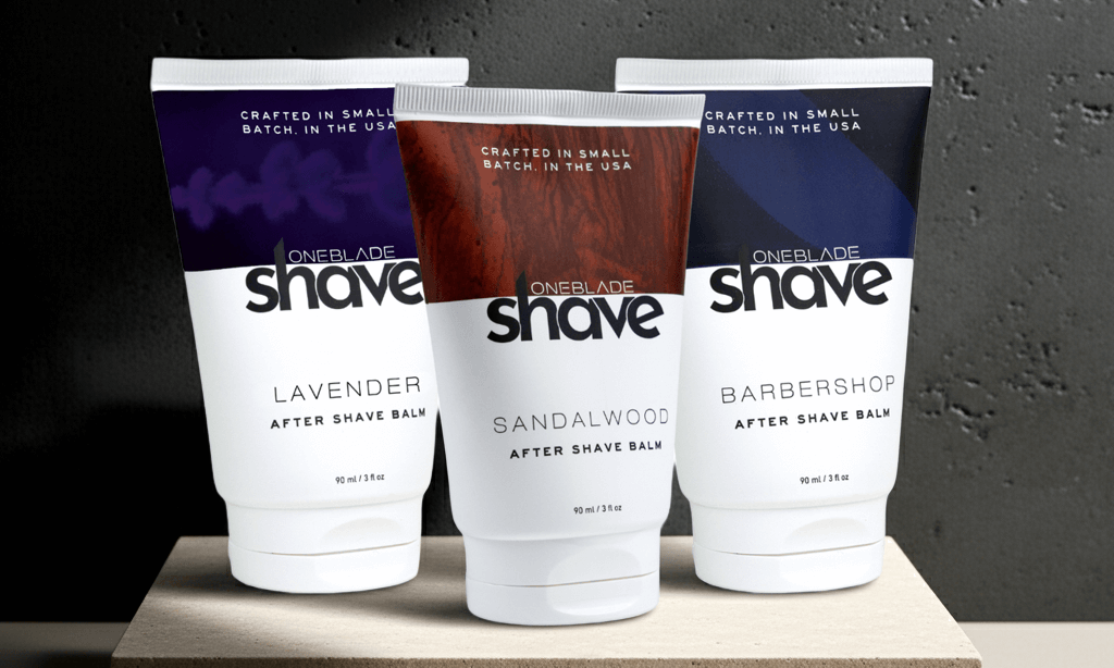 OneBlade After Shave Balm three scents
