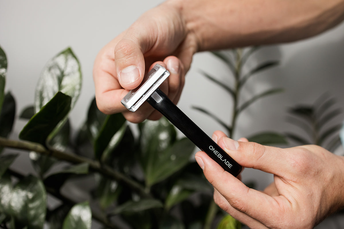 Element Safety Razor being held