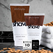 Sandalwood Shaving Essentials Skincare Bundle with HiCarbon Safety Razor Blades