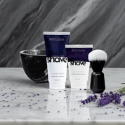 Shaving Accessories Kit with Lavender scented skincare