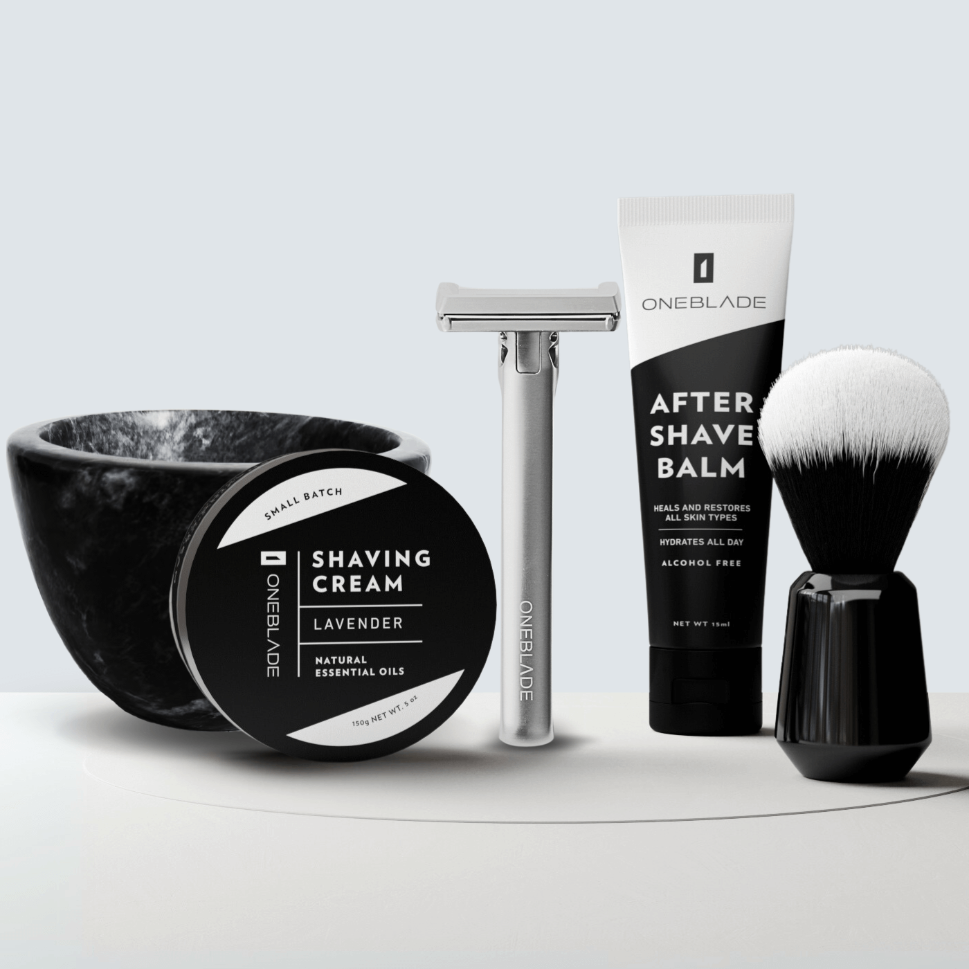 Gunmetal Genesis Safety Razor Shaving Kit