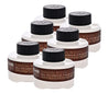6 sandalwood pods stacked neatly
