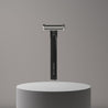 Black Hybrid Pivoting Safety Razor video spinning