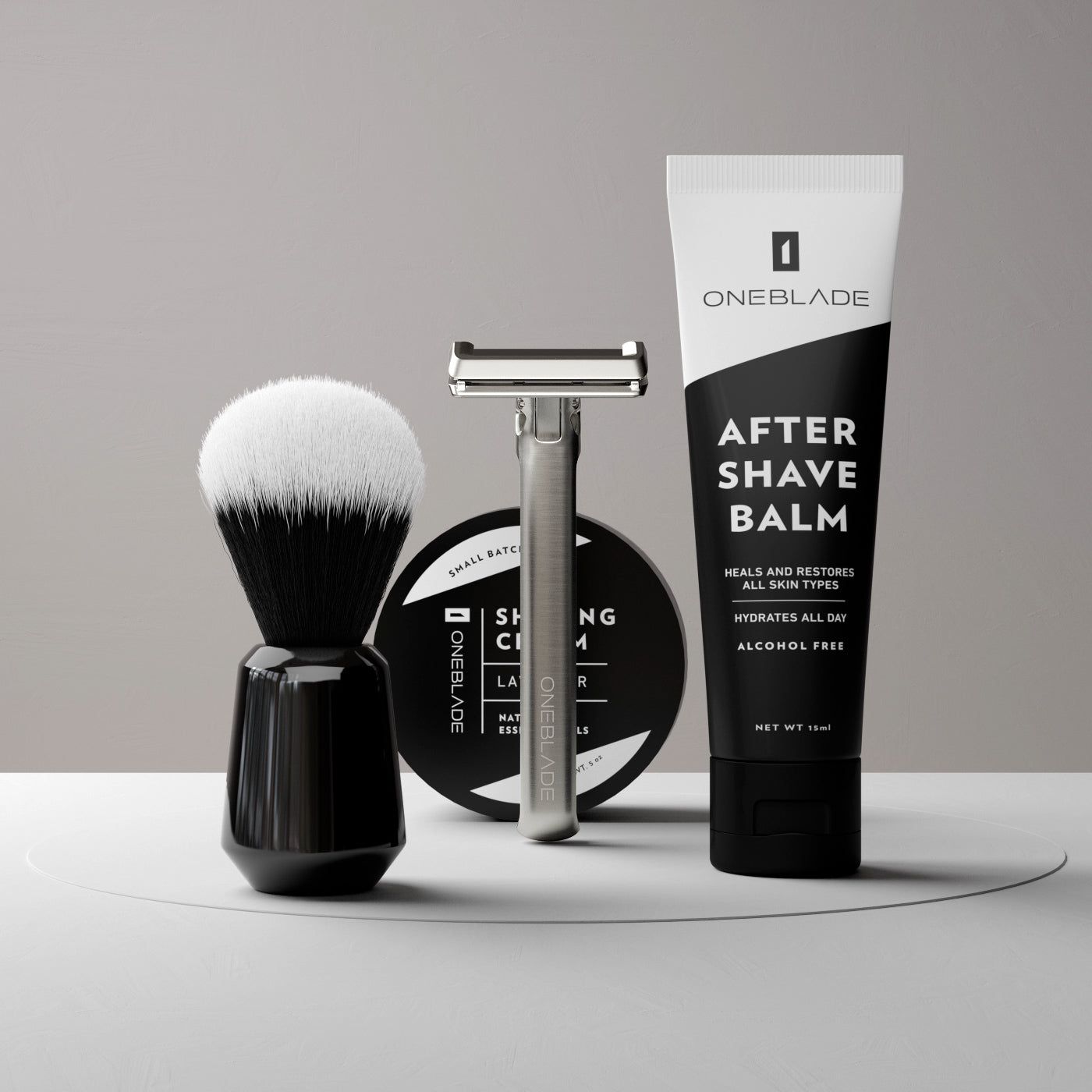 OneBlade Genesis Black Tie Shave Kit 3