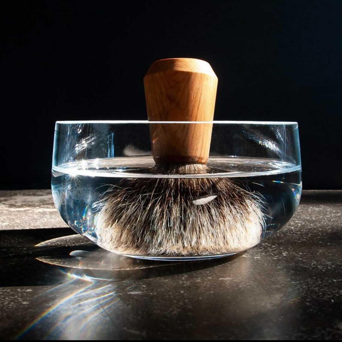 OneBlade x Thater Silvertip Badger Hair Shave Brush 5